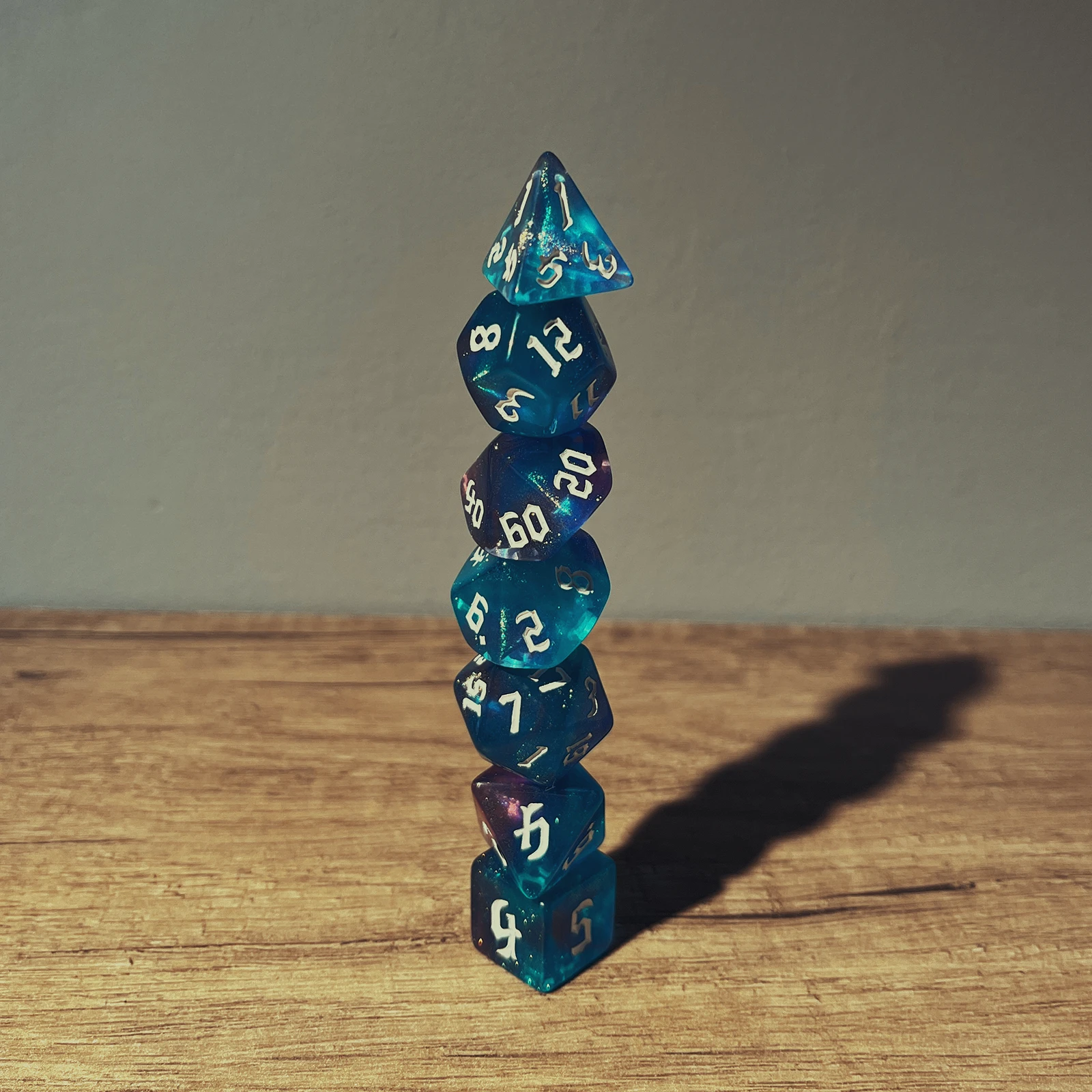 Levendula-Türkiz RPG dobókocka szett